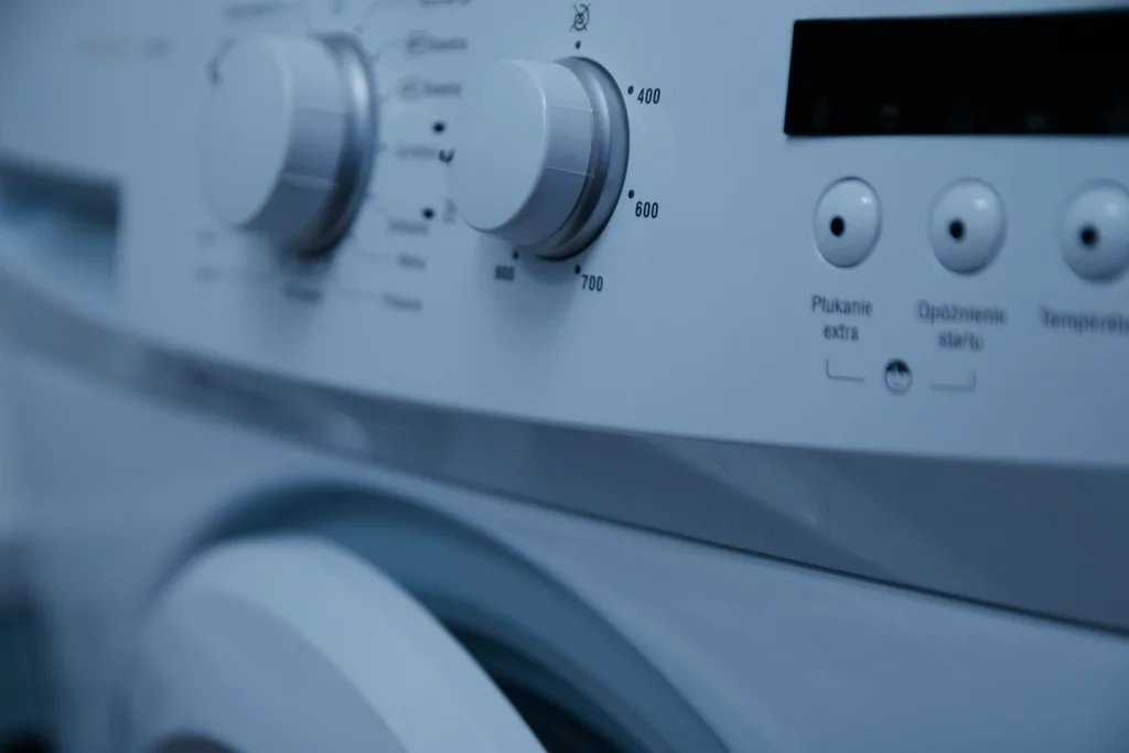 Washer controls — detail