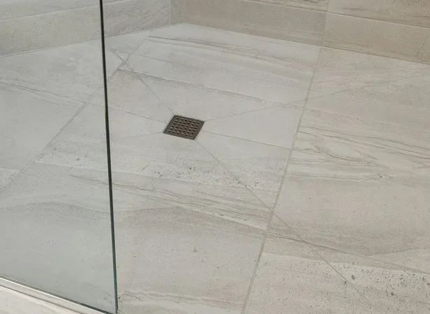 Linear drain detail